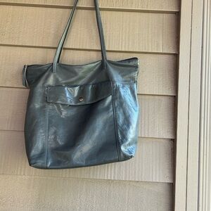 Latico Shimmering Gray Tote Bag